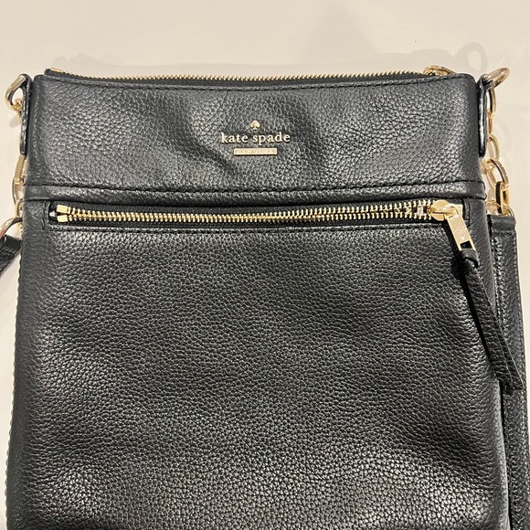 Kate Spade Black Crossbody Bag with Adjustable Strap and Zipper Closure - Picture 9 of 13